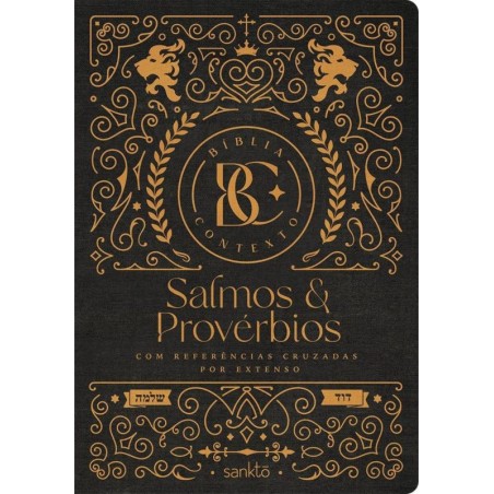 Bíblia Contexto | Salmos E Provérbios | Capa Ornamentos